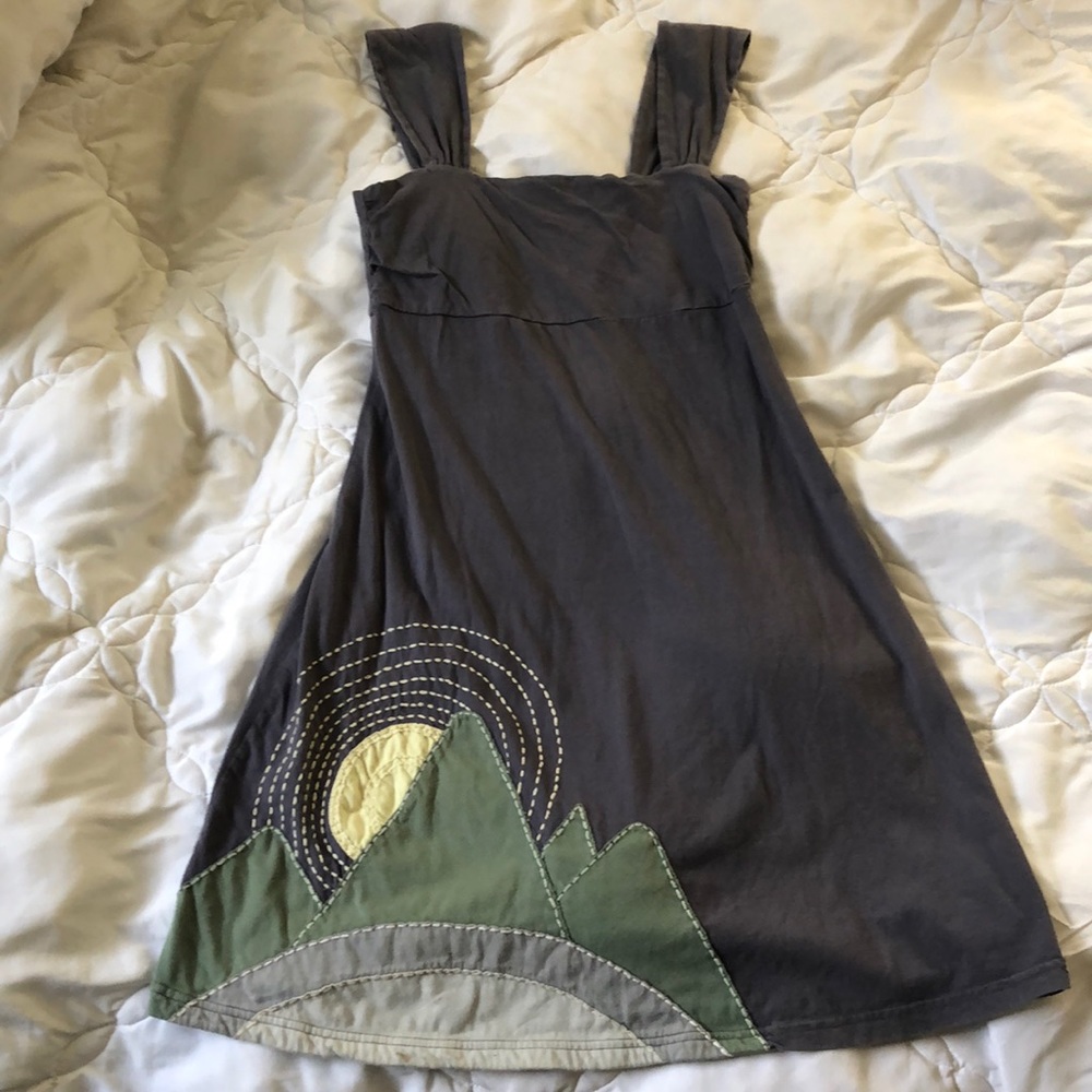Fun organic cotton summer sun dress!